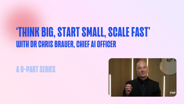 ‘Think Big, Start Small, Scale Fast’ – With Dr Chris Brauer